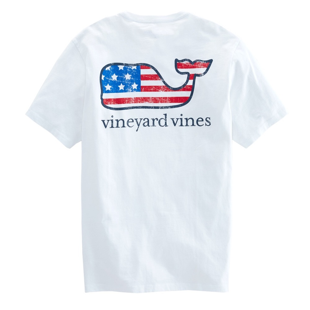 Vineyard Vines American Flag Tee